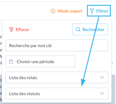 filterstatus image
